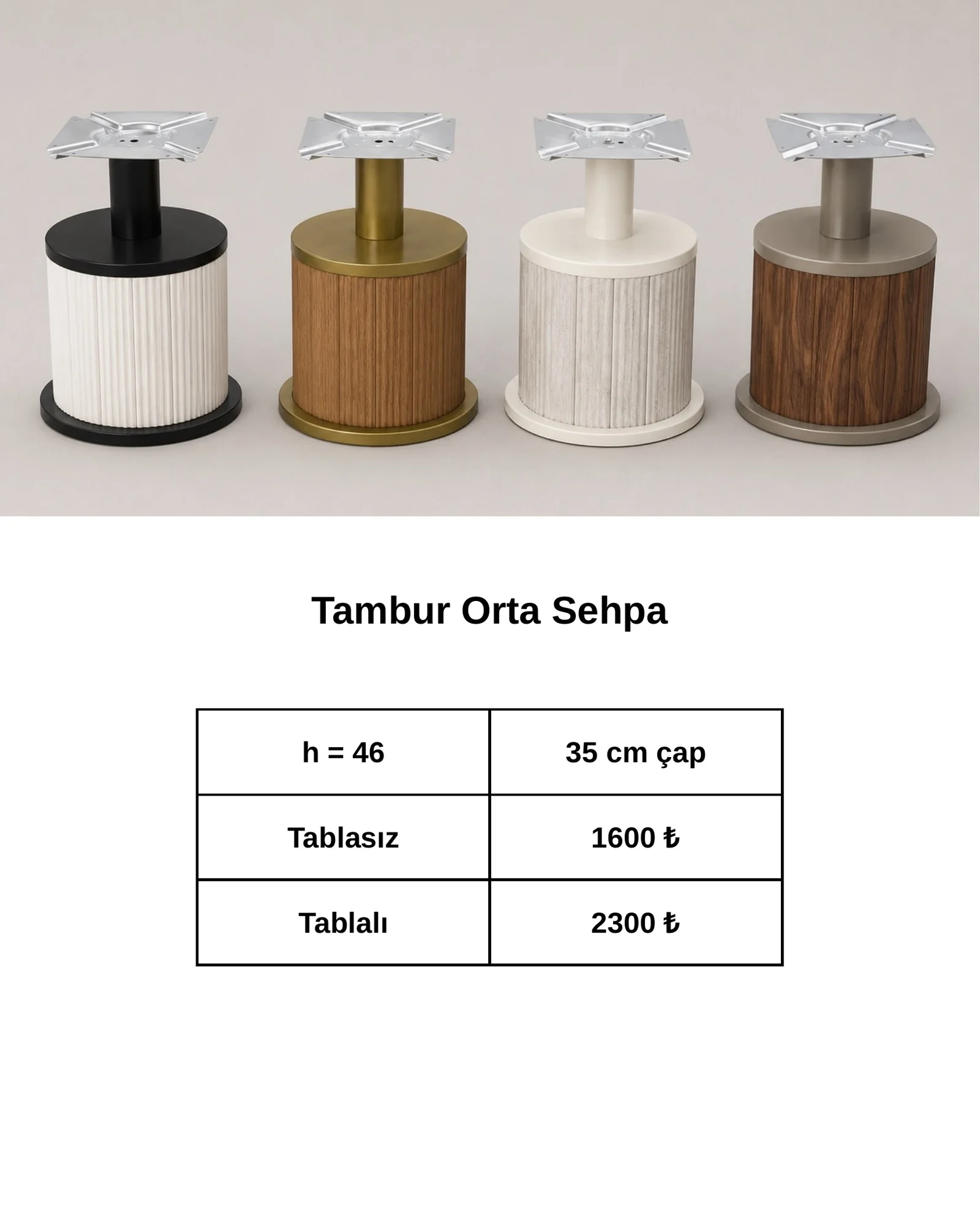 Tambur Orta Sehpa